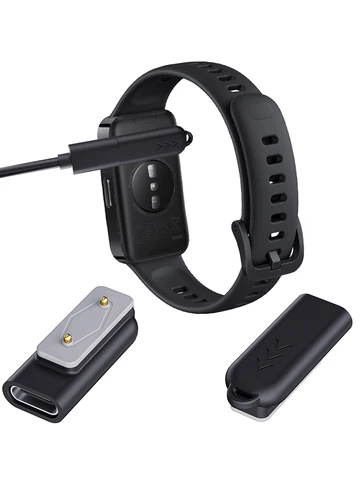 Зарядное устройство для часов, адаптер USB C, прямоугольный адаптер для зарядного устройства типа C, магнитный адаптер типа C, зарядное устройство для часов для Samsung Galaxy Fit 3