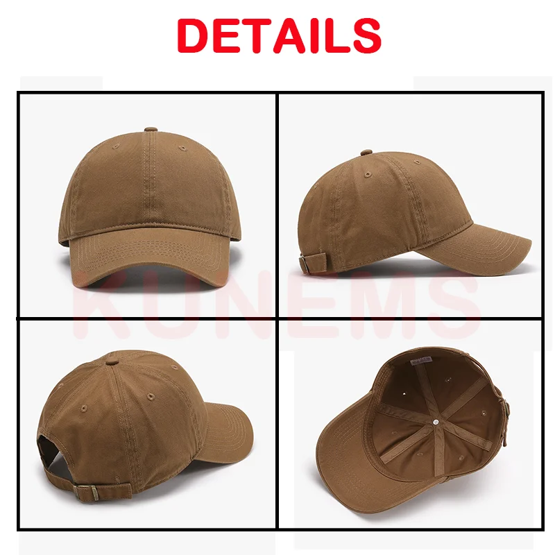 KUNEMS Бейсбольная кепка с логотипом на заказ для мужчин и женщин текстовой