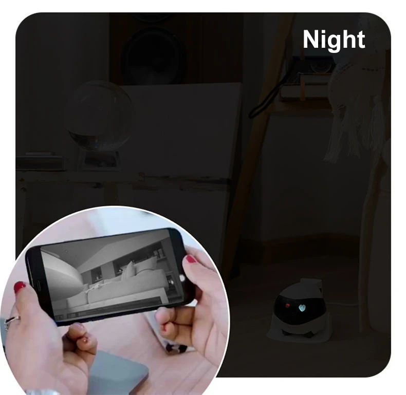 Умное управление через приложение компаньон для домашних животных робот-камера