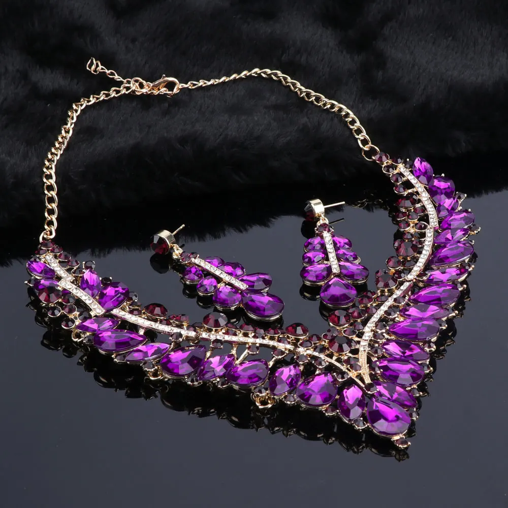 Модные индийские свадебные комплекты ювелирных изделий для невест набор из