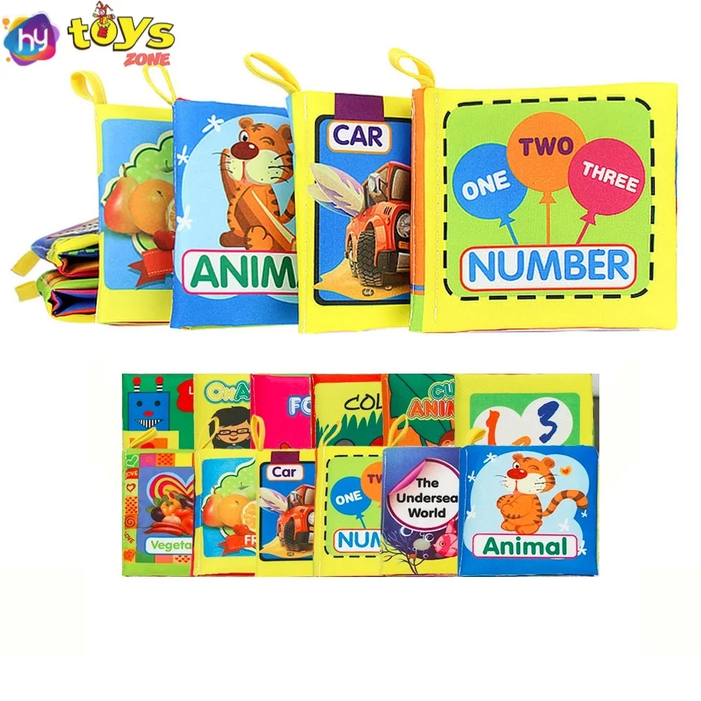 

Montessori Parenting Cartoon Animals Picture Cognize Parents Kids Baby Quiet Book Learning Educational Books For children Toys