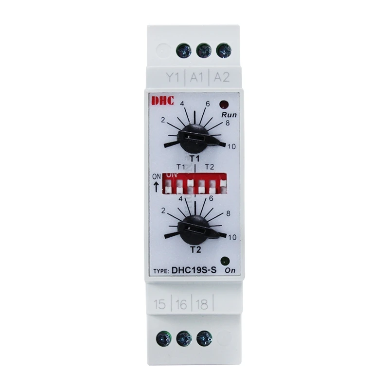 Двойное реле времени на din-рейке с повторным циклом, реле времени на входе переменного/переменного тока, с таймером на входе, с поддержкой DHC, с таймером на переменный/переменный ток, с входом на 1/2 единицы, для детей, с таймером на 1/2/4/4/4/4/4/4/4/4/4/4/4/3.