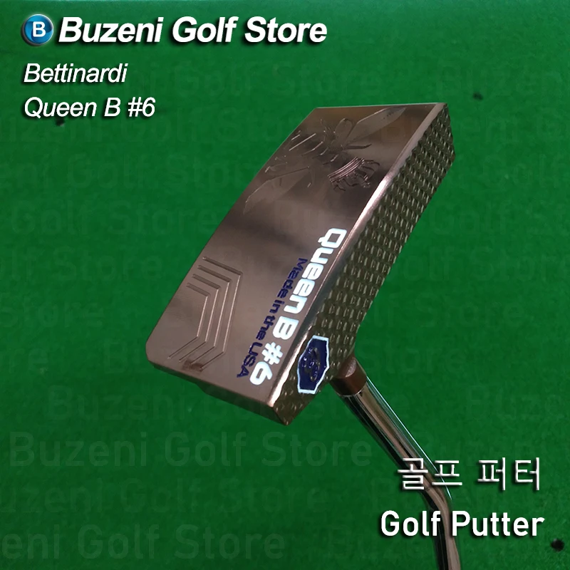 

New Golf Clubs Golf Putter Bettinardi Queen B#6 Extinction Golden 33/34/35inch With Headcover Golf Clubs Top Quality