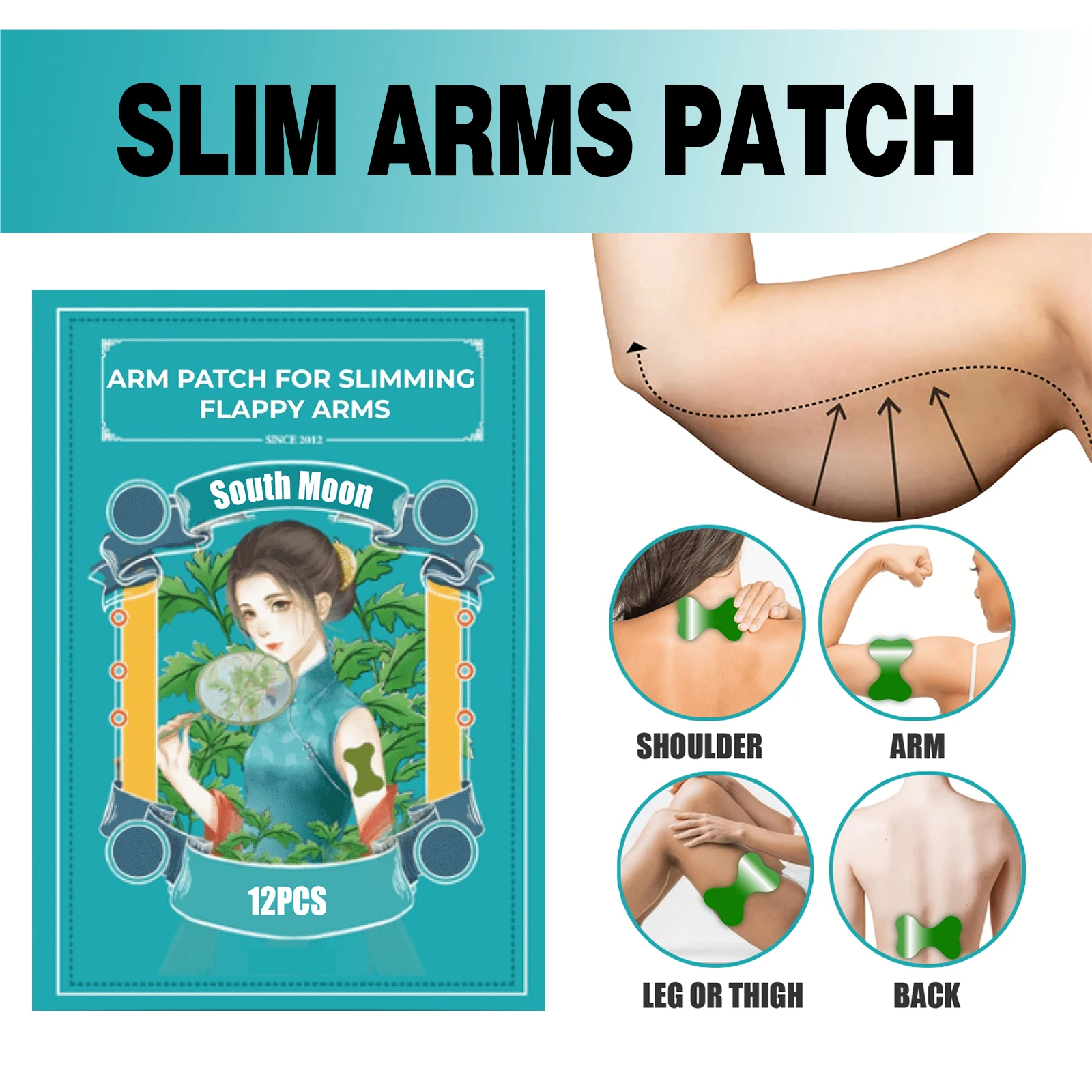 Slimming Patch Thin Arm Moxibustion Paste Slimming Down Hot Compress Stickers Slimming Products to Burn Fat Lose Weight Patch
