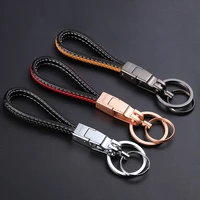 jobon luxury car keychain women men custom keychains leather key ring holder bag pendant high grade jewelry gifts for men