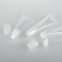 5pcs 8ml lip gloss containers plastic cosmetic empty balm stick container tube