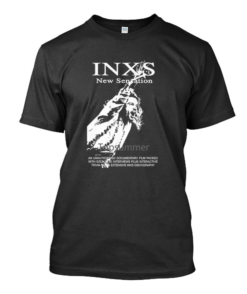 

Nwt Inxs Band Rock Australia Black Tshirt Size S-5Xl