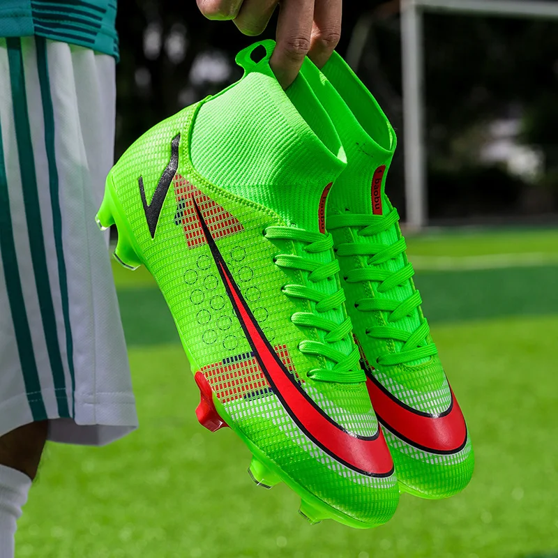 Men Soccer Shoe Professional Soccer Society Sneakers Indoor Sports Training Original Children's Football Boots Futsal Shoes 2022