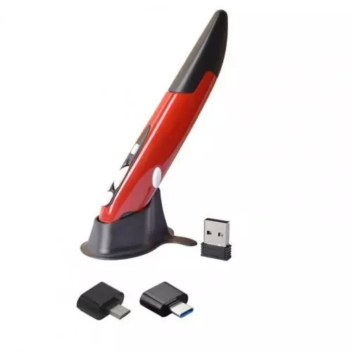 

Mouse Pen 2.4Ghz 800/1200/1600 DPI Vertical Pen-Shaped Wireless Optical Stylus Pen Mouse for PC Computer Accessories Gifts