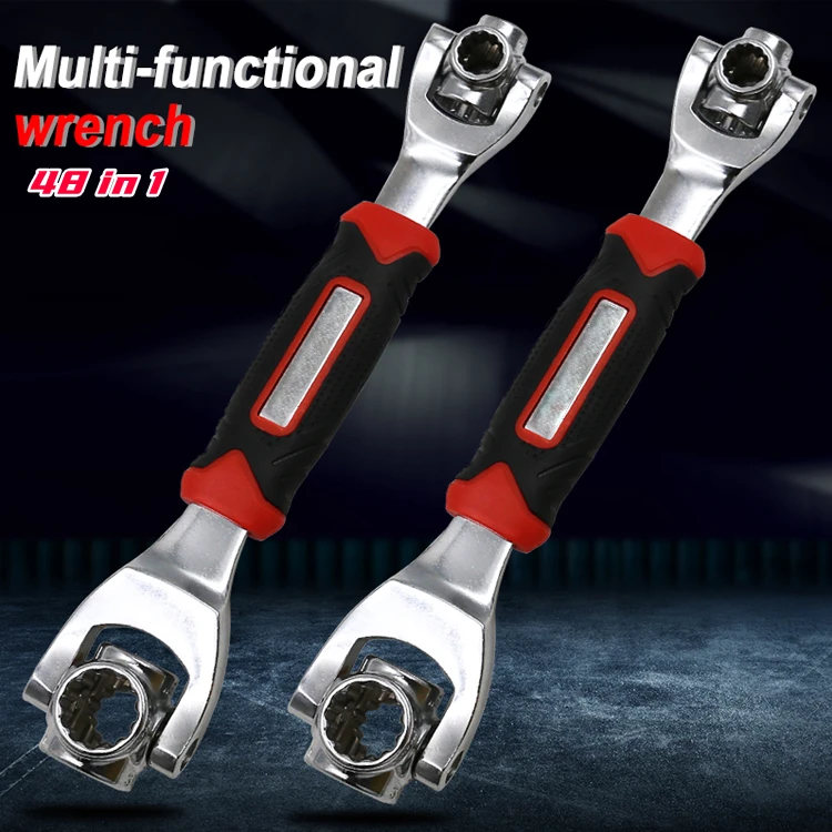 

Universal Wrench 48 In 1 Tools Socket Work with Spline Bolts Torx 6-12-Point 360 Degree Spanner Tool For Home Car Repair