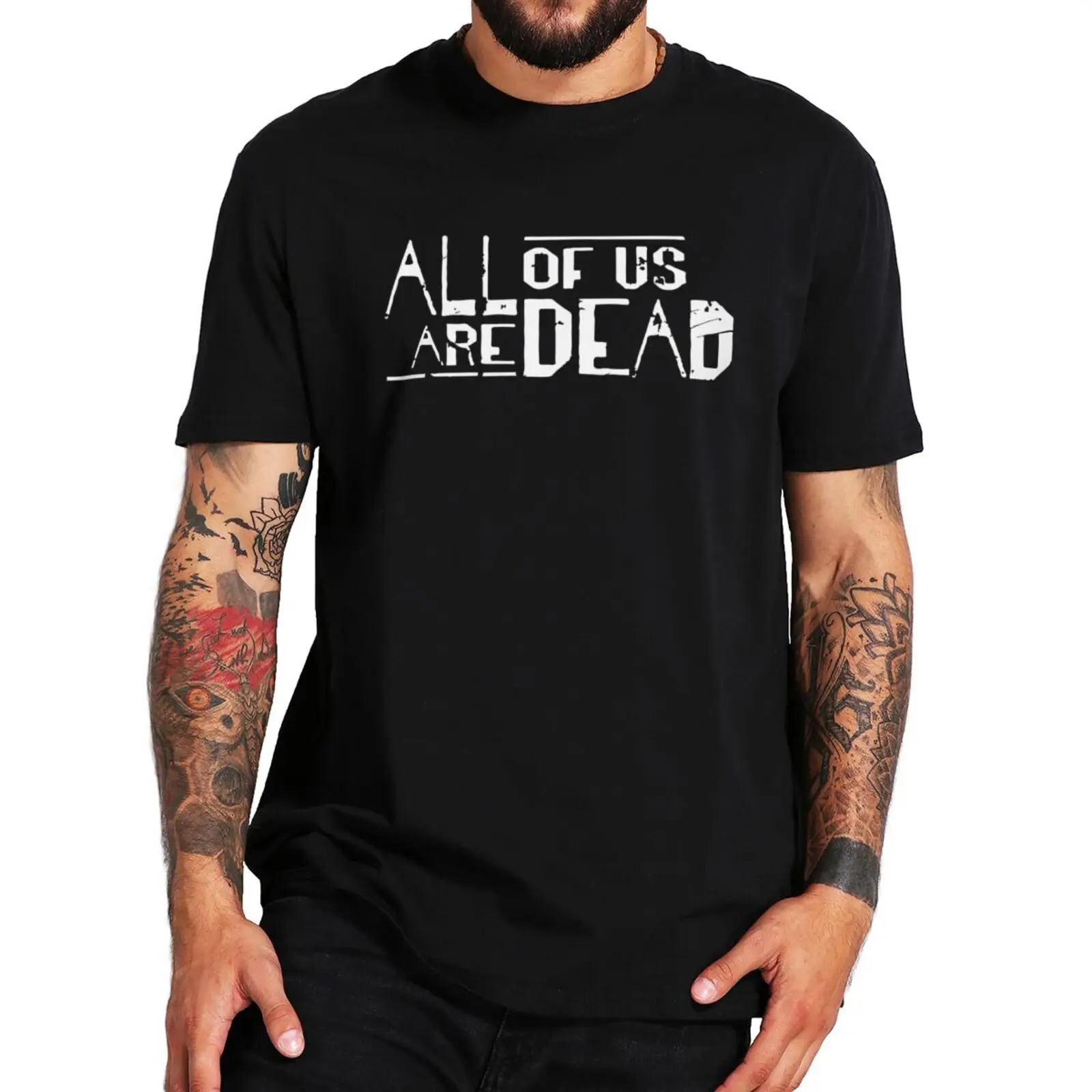 

All Of Us Are Dead T-shirt 2022 New Korean Horror Drama Lovers Men's Clothing Premium Soft Casual 100% Cotton T Shirt EU Size