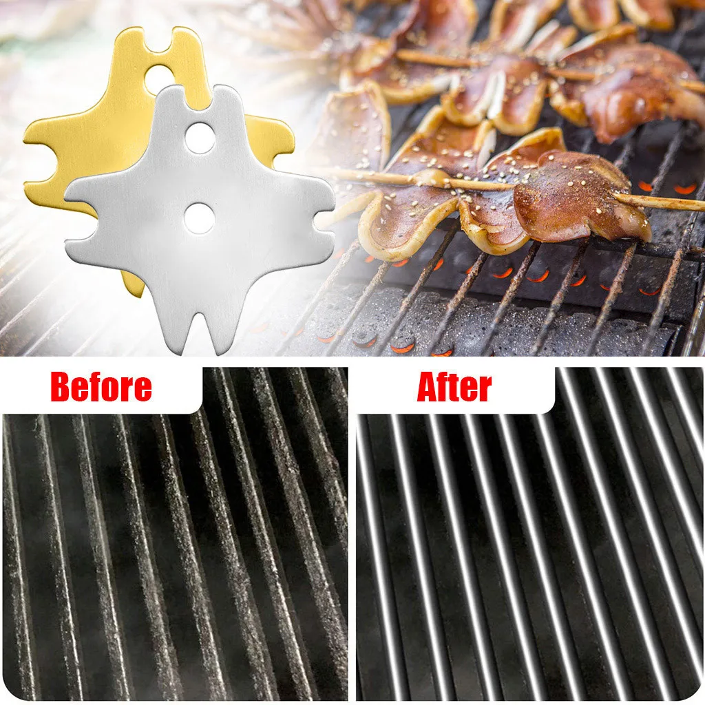 

Steel Stainless Multifunction Cleaning Cleaning Blade Barbecue Tool Kitchen，Dining & Bar