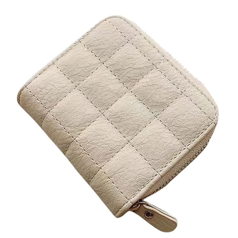 

Держатель для карт из искусственной кожи, кошелек на молнии из искусственной кожи, деловой Кошелек для монет для женщин