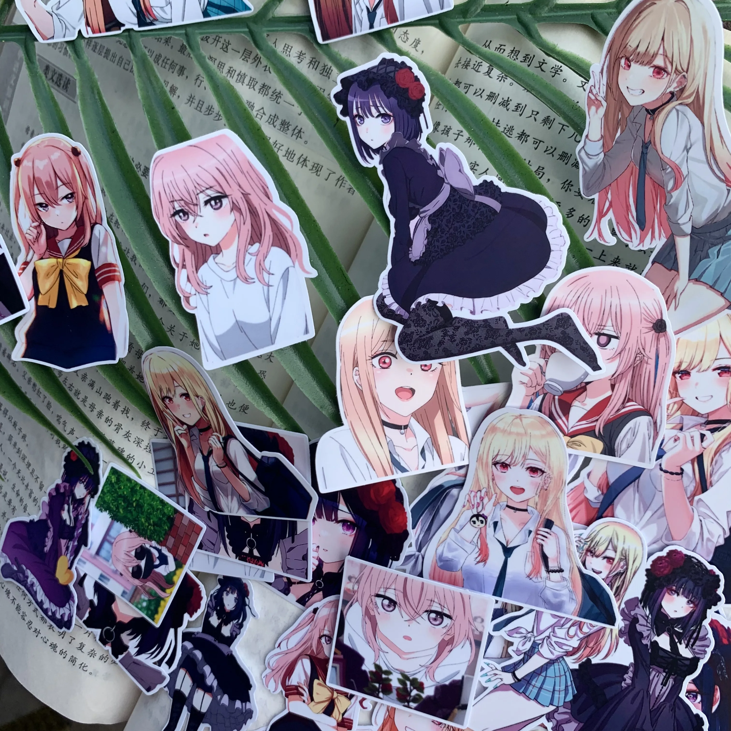 

Anime My Dress-Up Darling Kitagawa Marin Motorcycle Phone Adhesive Sticker Cartoon Paper Packaging Xmas Gifts New