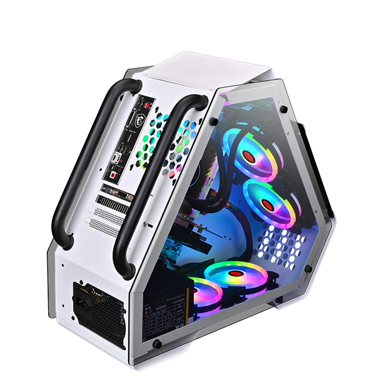 

High Quality New Design Spaceship Shape T9MINI E-sports Computer Gaming Case