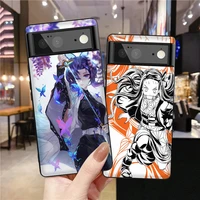 ghost slayer protection shell for google pixel 6 6pro 6a 2 3 3a 4 4a 5 5a 5g xl soft tpu fundas cartoon shockproof phone cases