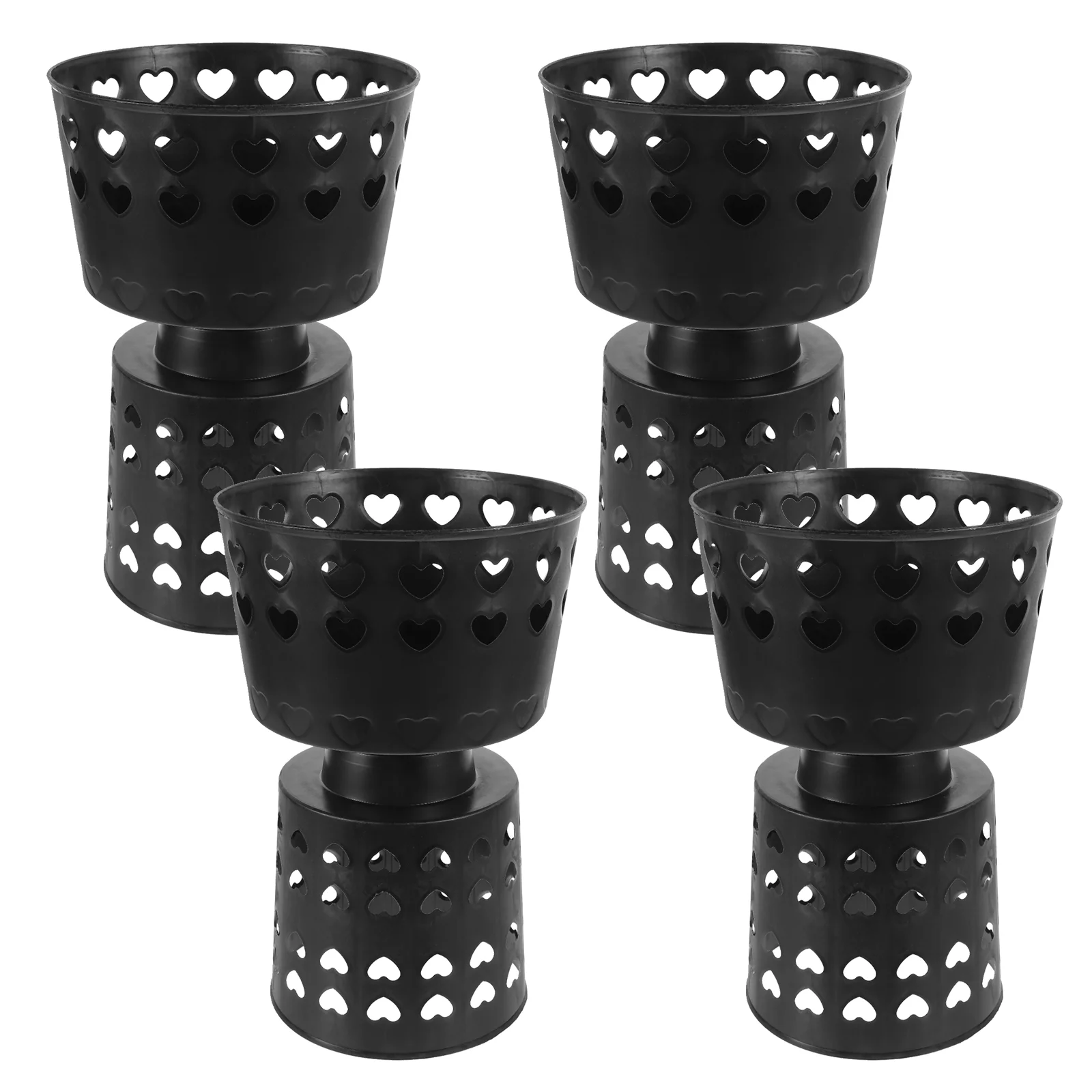 

4 Pcs Fixed Liner Flower Arrangement Floral Supplies Plastic Stabilizer Implement Wedding Bouquet Packing Base Shop Decorations