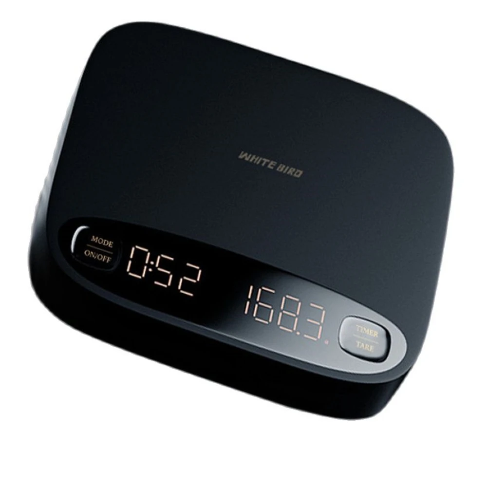 

USB зарядка кофейные весы с таймером 2 кг/0,1 г точные электронные кухонные весы цифровые водонепроницаемые весы бытовые пищевые весы