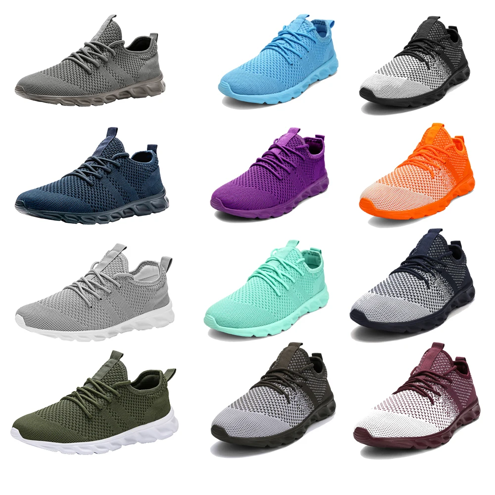 Damyuan Light Man Running Shoes Comfortable Breathable Men's Sneaker Casual Antiskid and Wear-resistant Jogging Men Sport Shoes