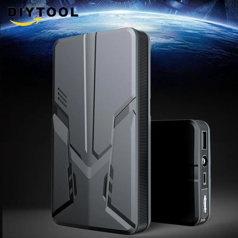 

8000mAh car emergency starter power supply 12V LED car spare battery portable power bank multi-function starter glare flashlight