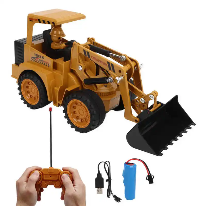 

1:18 RC экскаватор строительный грузовик игрушка имитация беспроводной пульт дистанционного управления электрический инженерный грузовик игрушка для детей Подарки