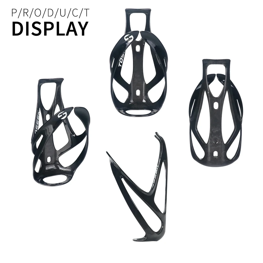 TOSEEK Клетка для велосипедной бутылки Карбоновый держатель Аксессуары велосипеда