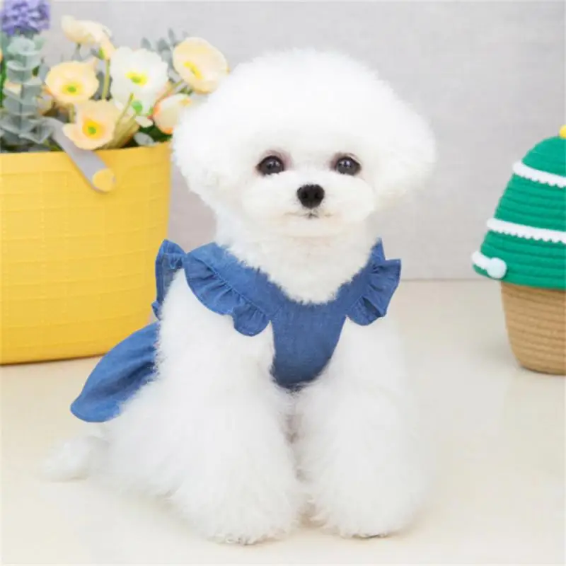 

Comfortable Pet Outdoor Clothing Suitable Shoulder Width Kitten Clothing Soft And Comfortable Fabric Delicate Neckline Pet Dress