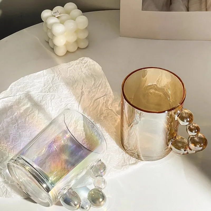 Кофейная Кружка В Европейском Стиле С Роскошной Ручкой Стеклянная Чашка Для Чая