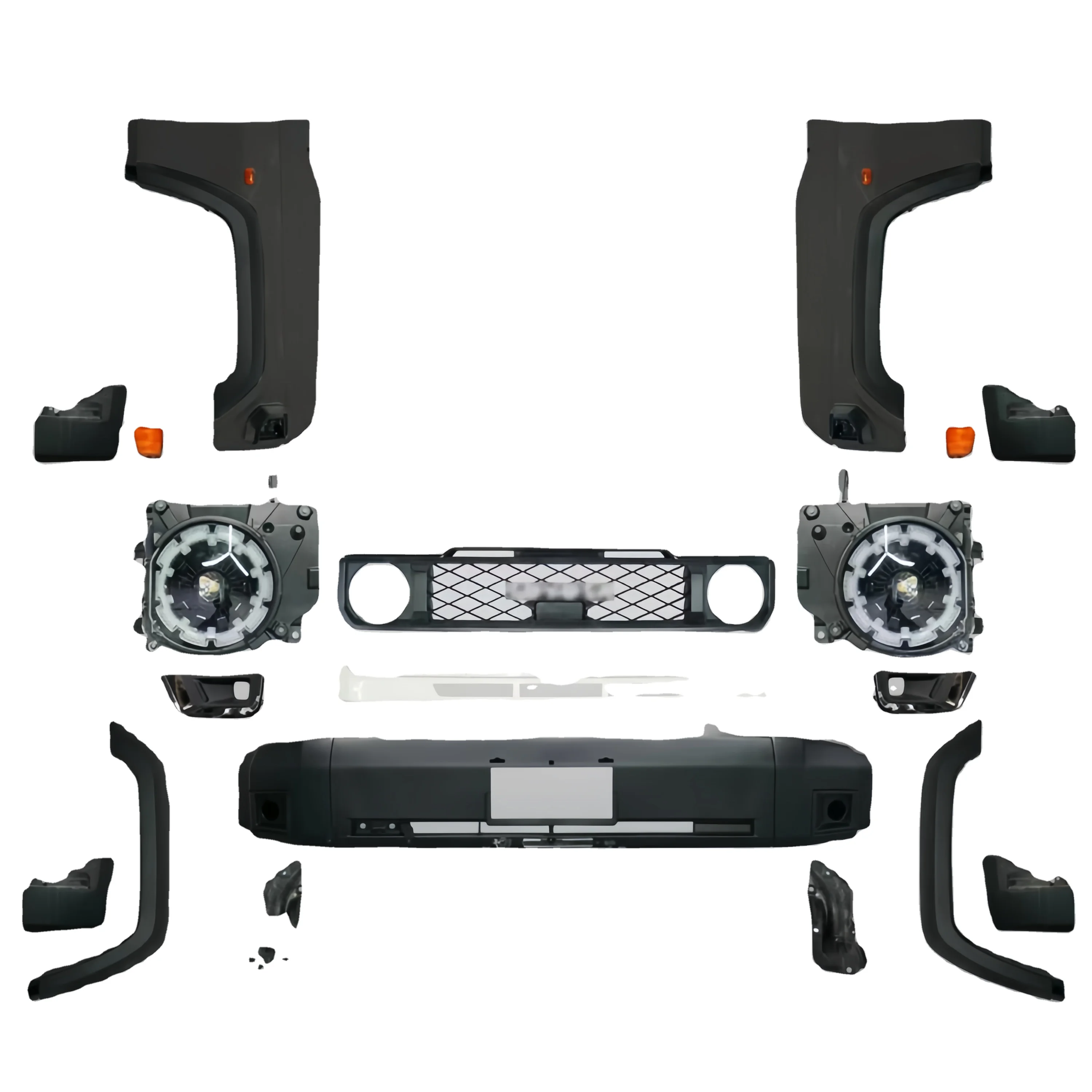 Комплект обновления корпуса 4x4 Zubehör Umbau Facelift Von Land Cruiser 76 79 Series Zu New 2023-on