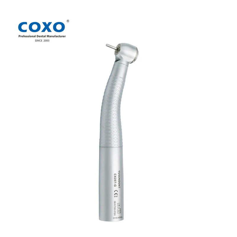 COXO Dental Fiber Optic High Speed Handpiece Turbo Torque Head For KAVO 6 Hole LED Coupling