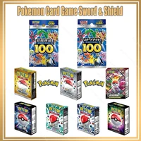 genuine pokemon cards anime sword amp shield ptcg 3nd to 5th starter cards group 60pcs pre group100 game collection toys hobbies