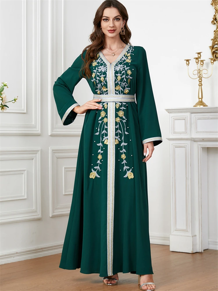 

Ramadan African Dresses For Women Kaftans Abaya Pakistani Arabic Turkey Islamic Muslim Long Dress Djellaba Robe Femme Musulmane