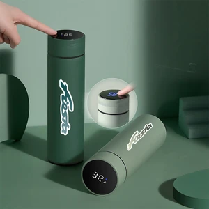 For Ford new Fiesta mk6 ST 2002 2008 2007 500ml UV printing Support custom frosted paint intelligent thermos cup For Ford Fiesta