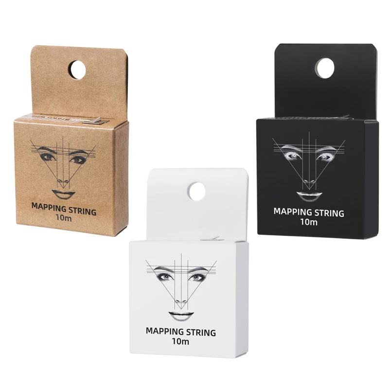 

1PC 10 Meters Microblading Mapping Pre-Ink String Eyebrow Marker Threads Tattoo Eye Brow Makeup Semi Permanent Positioning Tool
