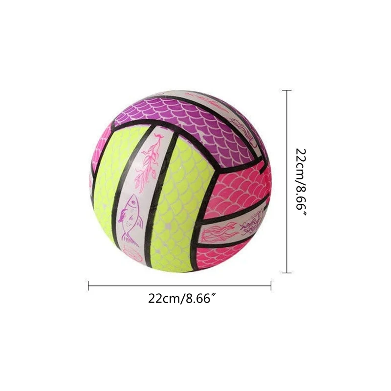 Q6PD светящийся мяч, упругий мяч, спортивный футбольный мяч, легко надувается, разные цвета, аутистические детские игрушки, ночной гаджет