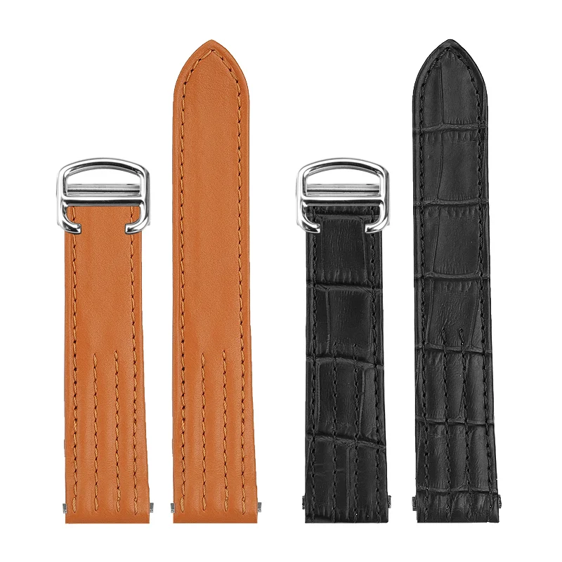 Быстросъемный нейлоновый ремешок для наручных часов 19 мм из коровьей кожи