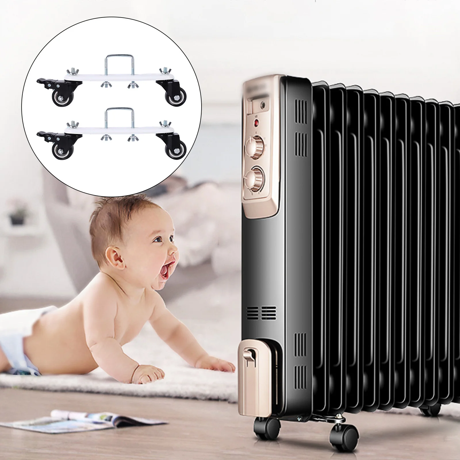 

Durable Winter Heaters Heater Bracket Heating Film Clips Carbon Steel Connection Clamps Electric Electric Heater Kit