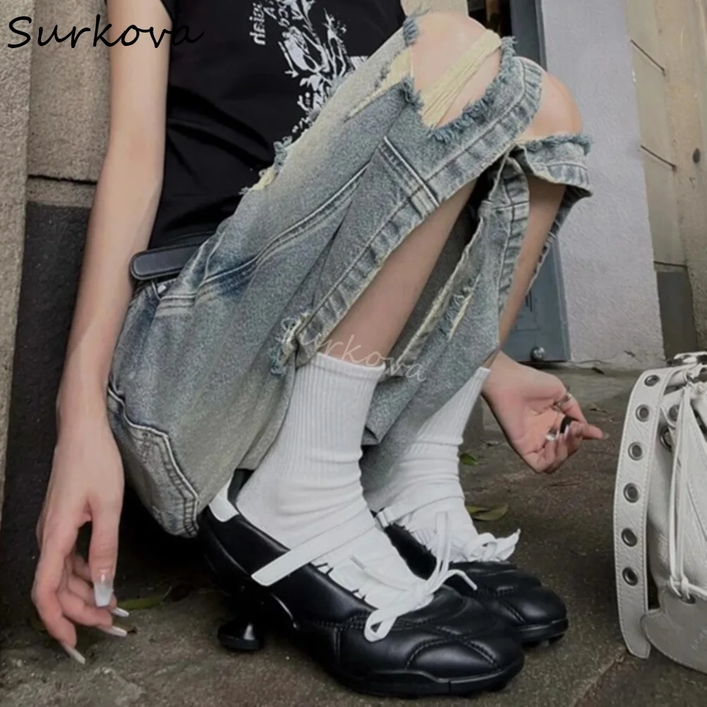 Балетки женские спортивные с перекрестной шнуровкой туфли-лодочки в странном