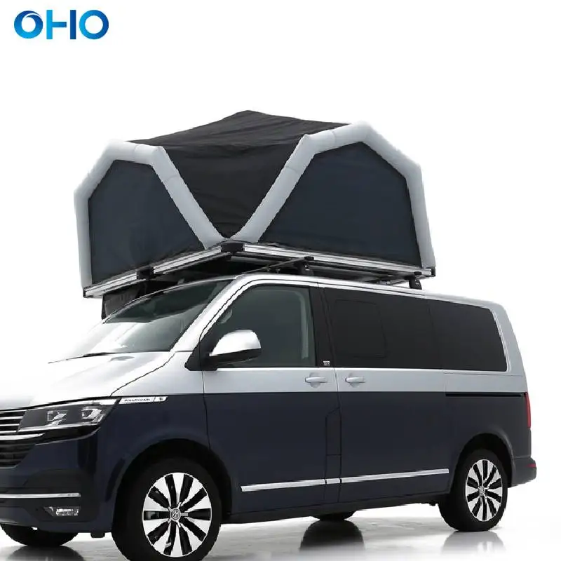OHO новый дизайн многоугольная надувная автомобильная палатка на крыше для