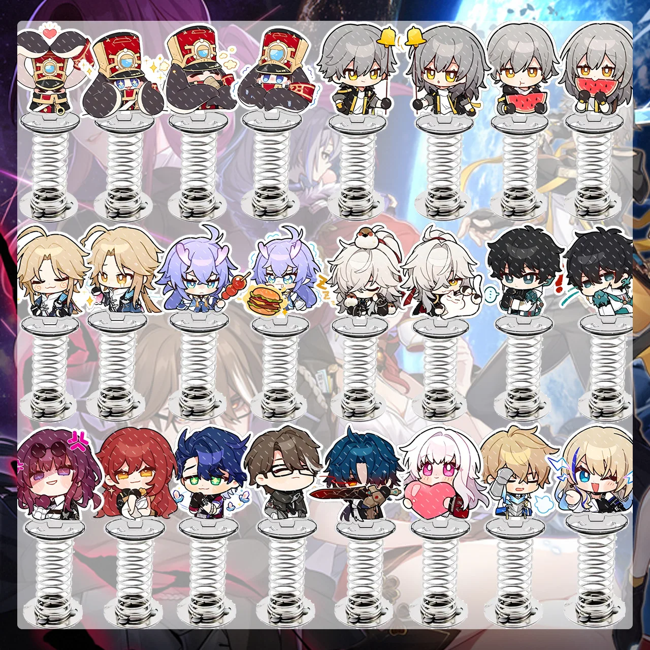 

Акриловая подставка Honkai со звездами, Кафка байлу, 7 марта, крючок Asta Danheng, Весенняя качалка, музыка, кавайный брелок, игра, аниме, подарок