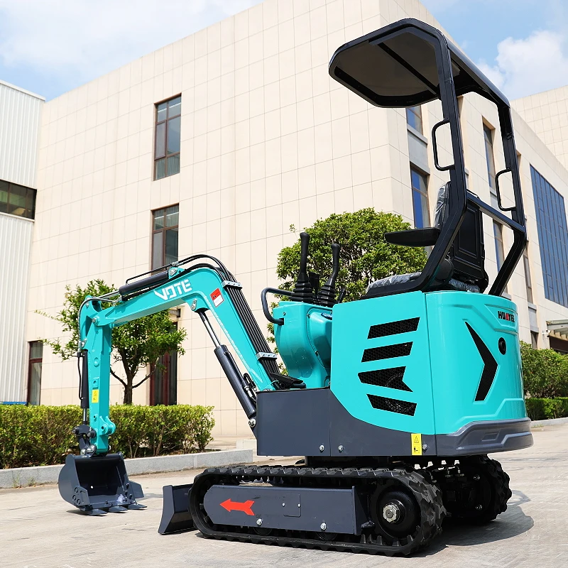 Mini Escavatore Multifunzionale Dell'Azienda Agricola Del Motore Di Epa 1 Tonnellata Nuova Macchina Dell'Escavatore Cingolato Multifunzionale Piccolo 