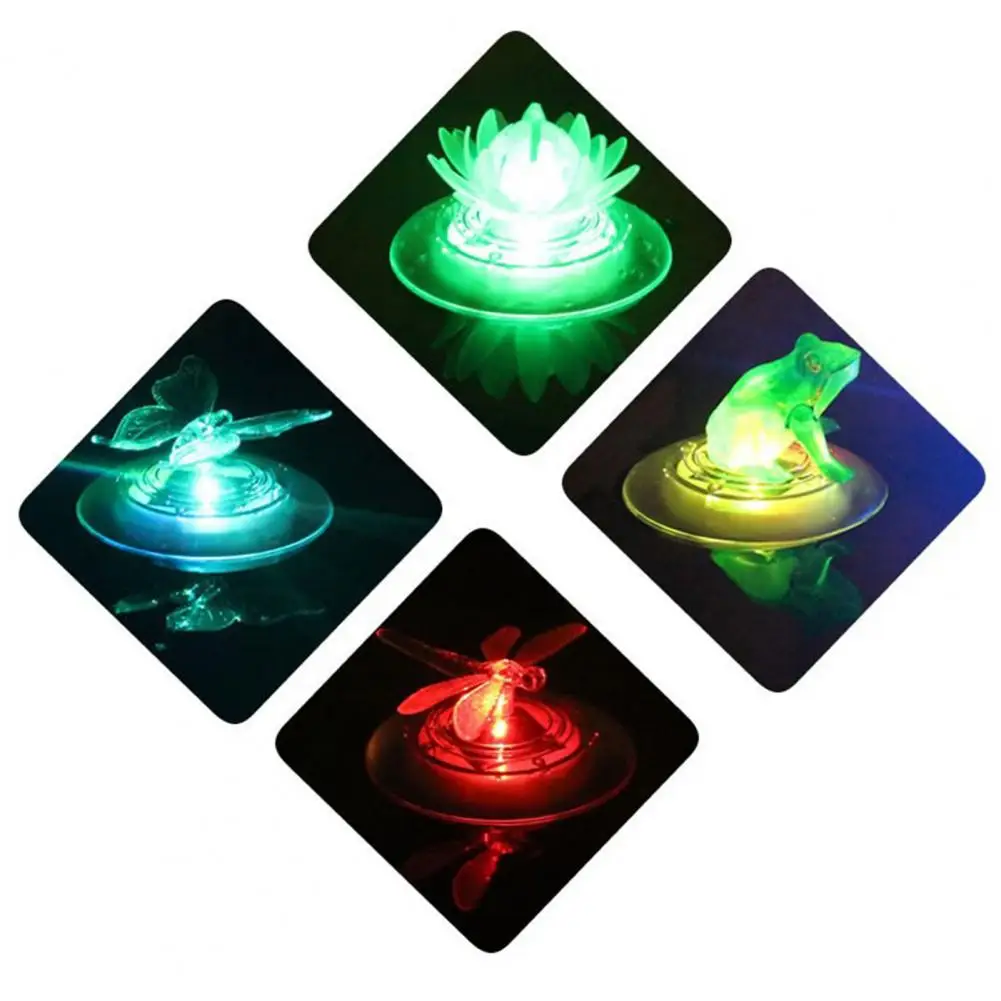 

Прочный поплавок для использования вне помещения, искусственный АБС, Красивая красочная лягушка, водная дрифтовая лампа, плавающий бассейн...