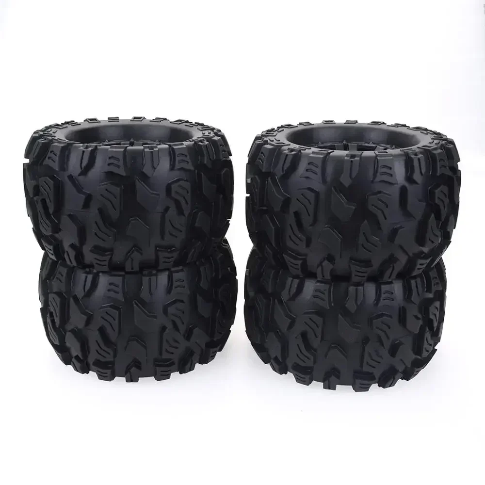 4 шт. 125 мм 1/10 для шин и колес Monster Truck Hex 12 Trxs Tamiya Kyosho HPI HSP Savage XS TM Flux LRP