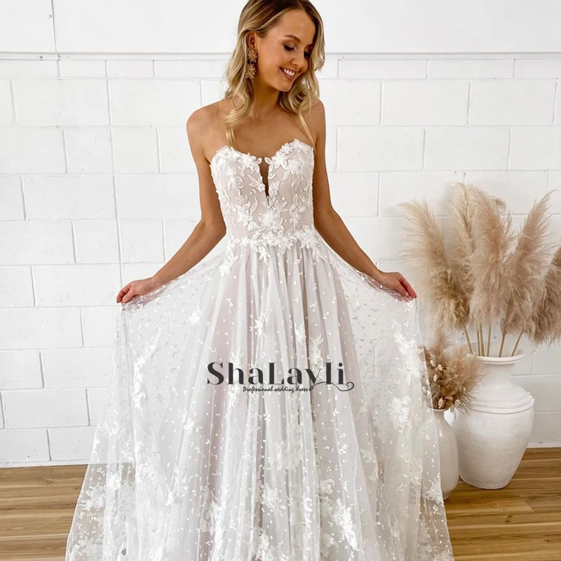 

Женское ТРАПЕЦИЕВИДНОЕ свадебное платье, фатиновое платье с открытыми плечами, женское официальное платье