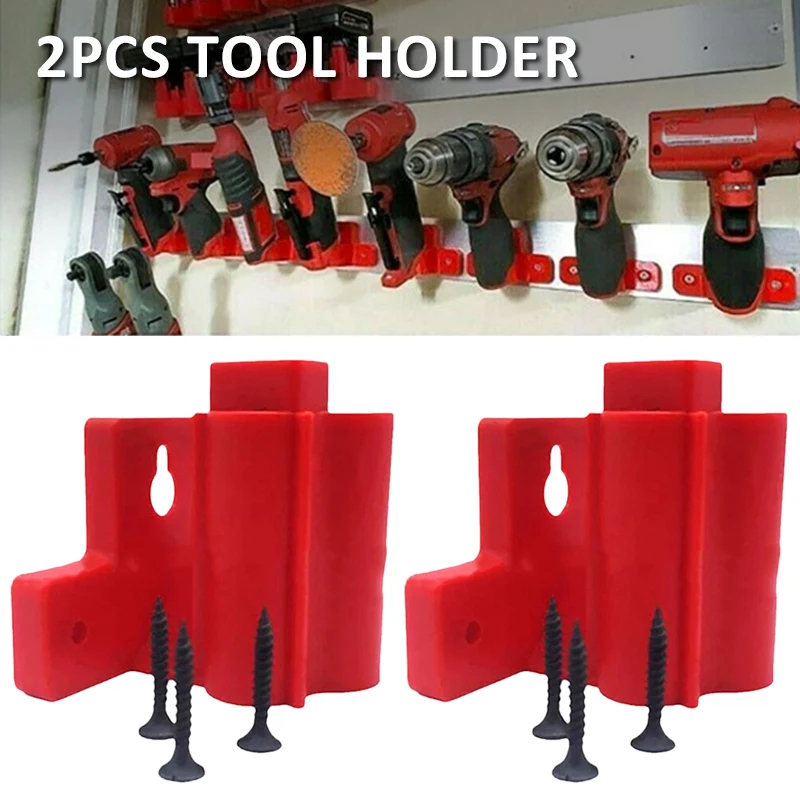 

New 2pcs Power Tool Holder Mount With Screws Power Tools Accessories Agrinder Chainsaw Tool Hanger