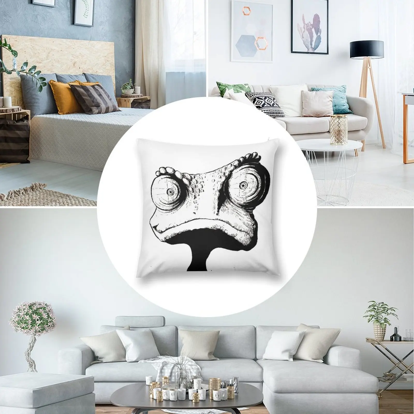 Подушка Great Lezard декоративная подушка наволочка рождественские подушки домашний