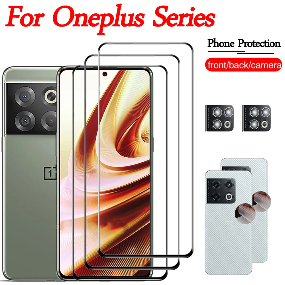 

OnePlus 10T Glass, Camera + Back Film For OnePlus 10 T 8 Screen Protector OnePlus 9 R RT Glass OnePlus 10T Phone Tempered Glass