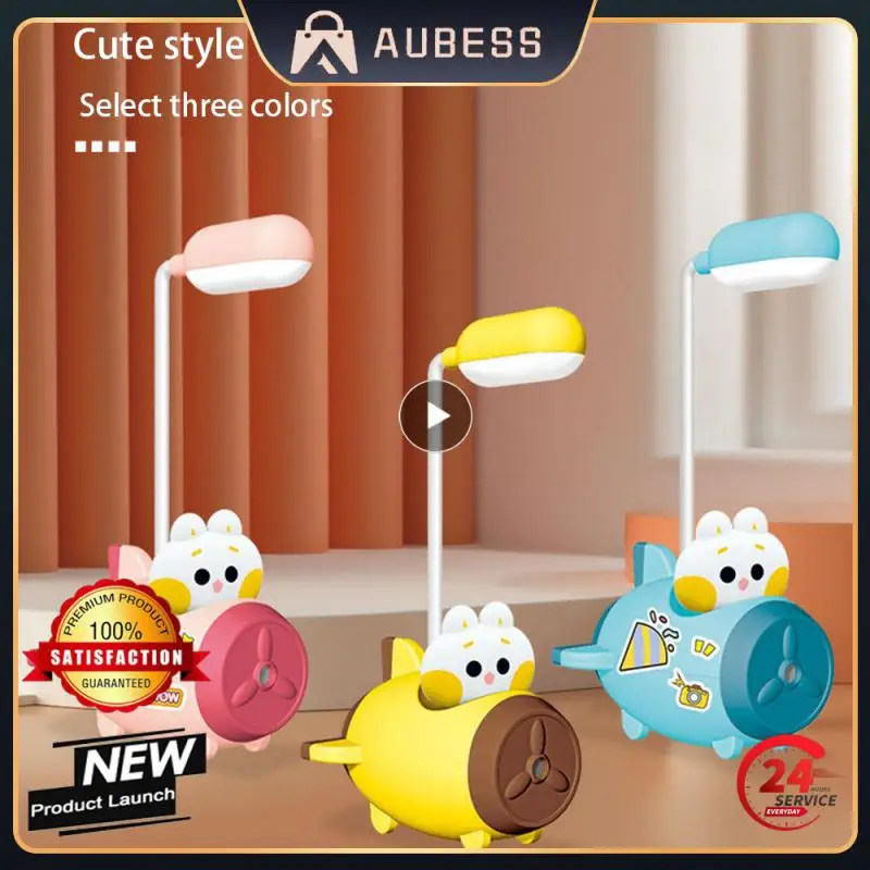 

Desktop Reading Led Desk Lamp First Gear Light Small Table Lamp Creative Mengya Aircraft Mini Night Lamp Lighting Lamps
