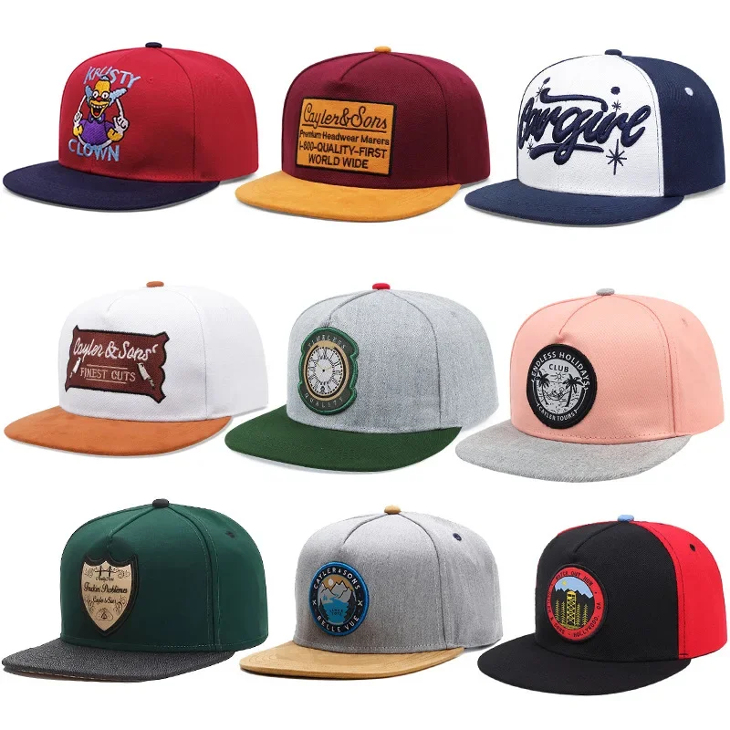 Фото Женская и мужская регулируемая бейсболка Snapback, спортивная шляпа от солнца в стиле хип-хоп, легко подходящая кепка, роскошная кепка NHH, мужские шляпы, бейсбольная мужская кепка с плоским верхом №2
