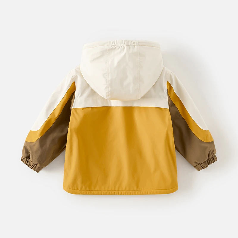 Ветровка детская демисезонная на молнии с капюшоном и карманами DB3241555